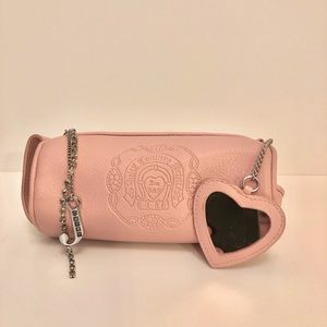 Small Pink Juicy Couture Eyeglass Bag w/Mirror